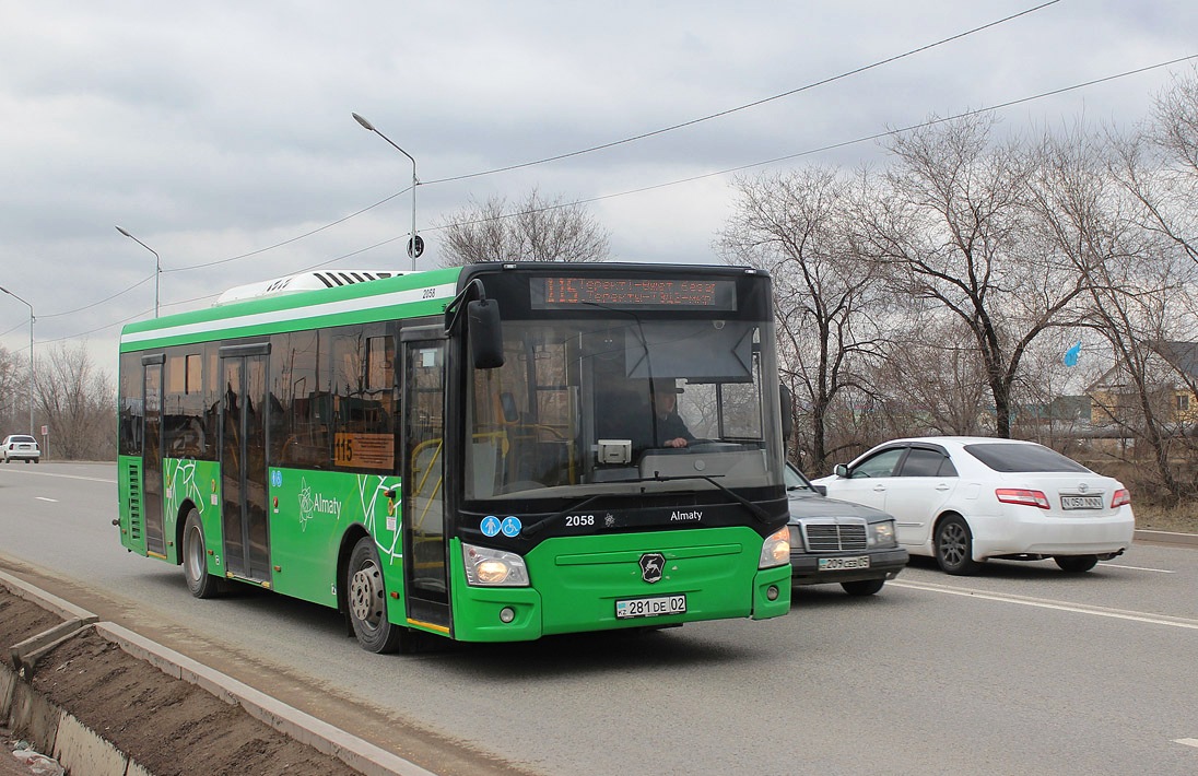 Almaty, LiAZ-4292.60 (1-2-1) č. 2058