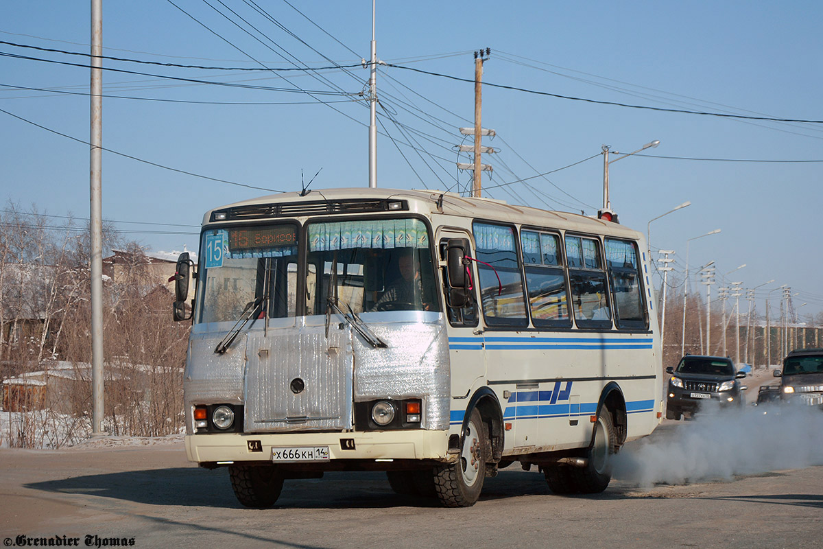 Саха (Якутия), ПАЗ-32054 № Х 666 КН 14