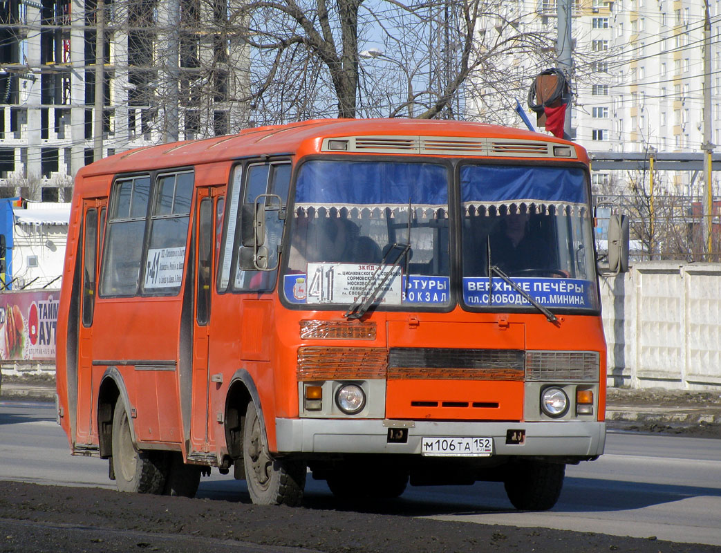 Нижегородская область, ПАЗ-32054 № М 106 ТА 152