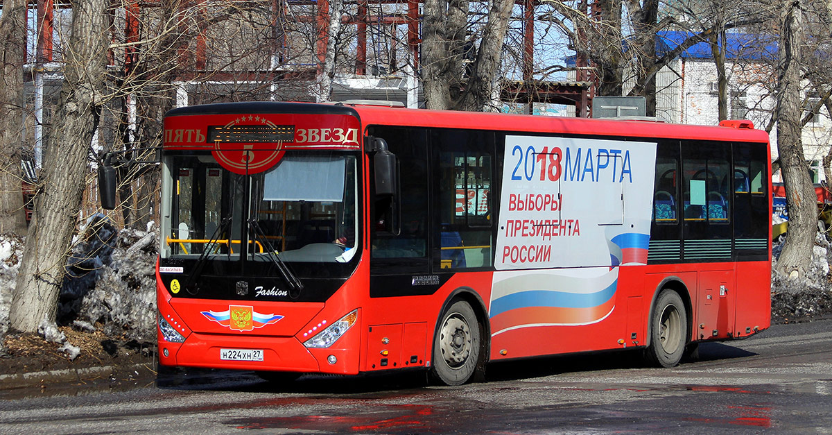 Хабаровский край, Zhong Tong LCK6105HGC Fashion № Н 224 ХН 27