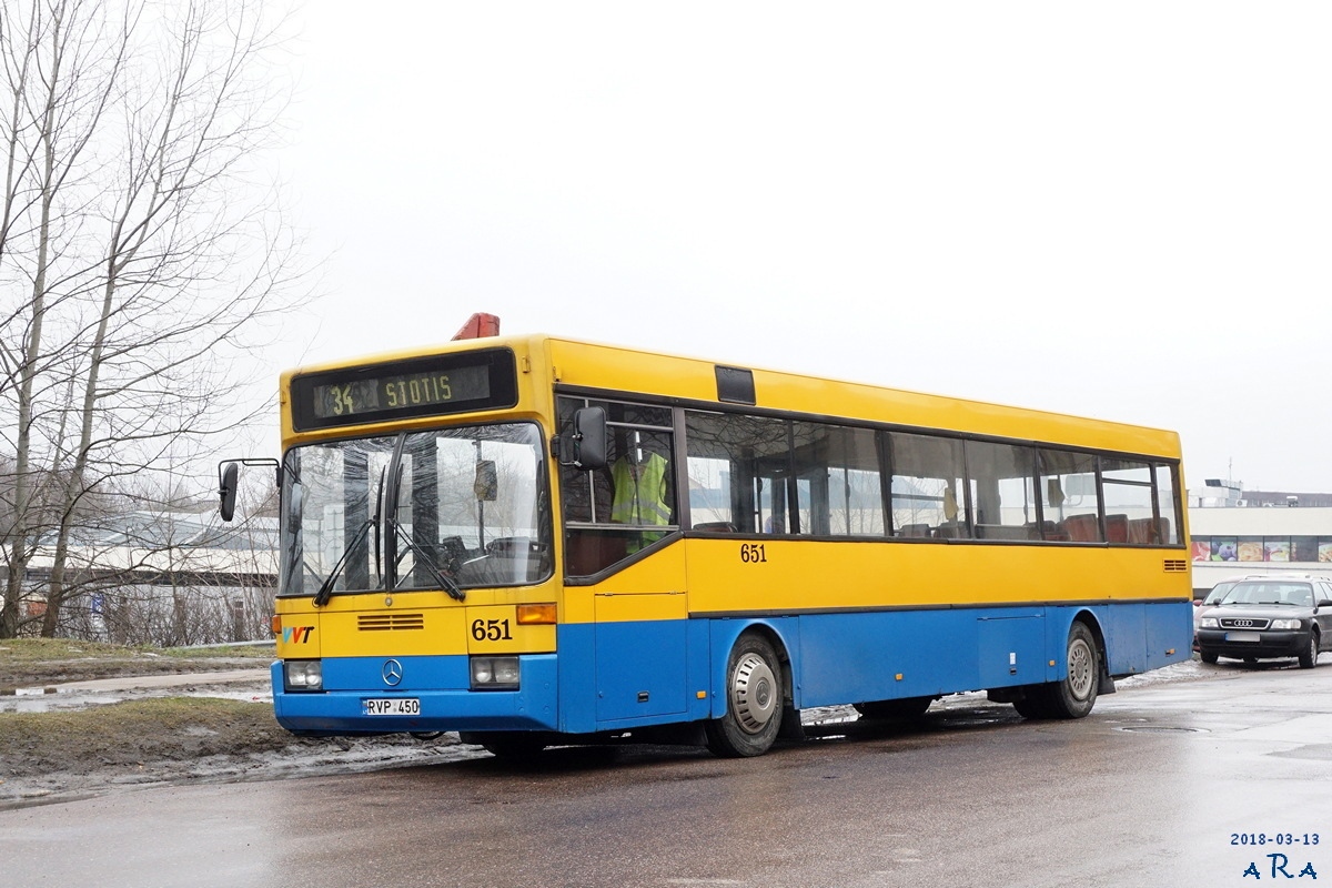 Литва, Mercedes-Benz O405 № 651