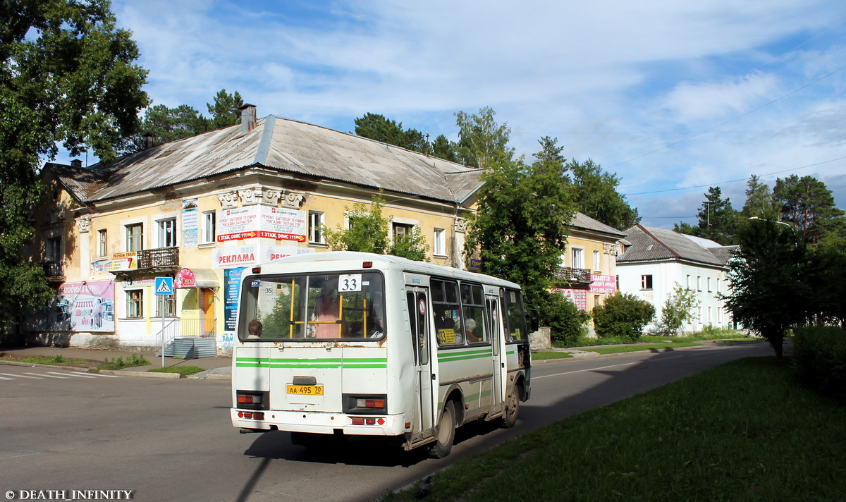 Томская область, ПАЗ-32054 № АА 495 70