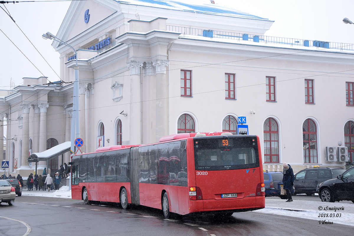 Литва, MAN A23 Lion's City GL NG313 № 3020