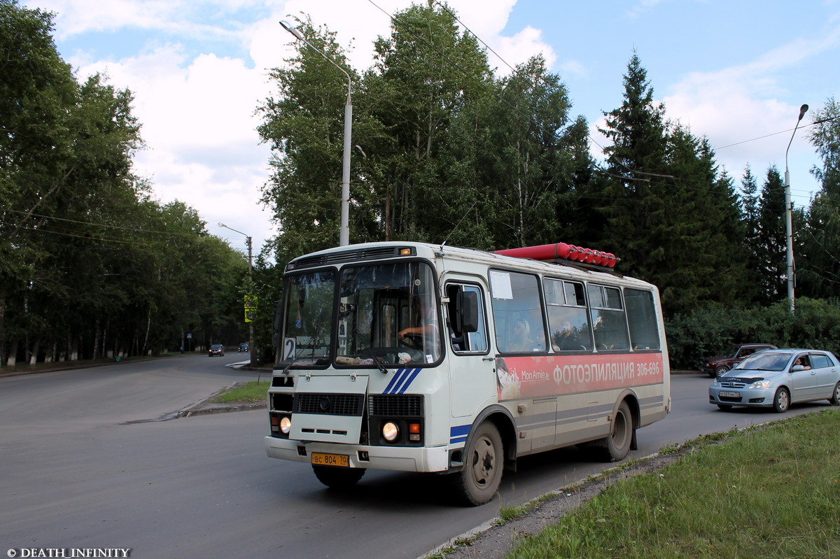 Томская область, ПАЗ-32054 № ВС 804 70