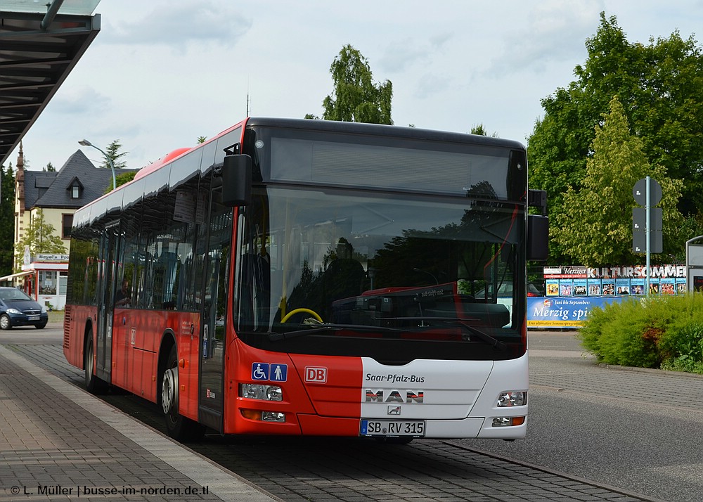 Saarland, MAN A20 Lion's City Ü NÜ323 Nr. 315