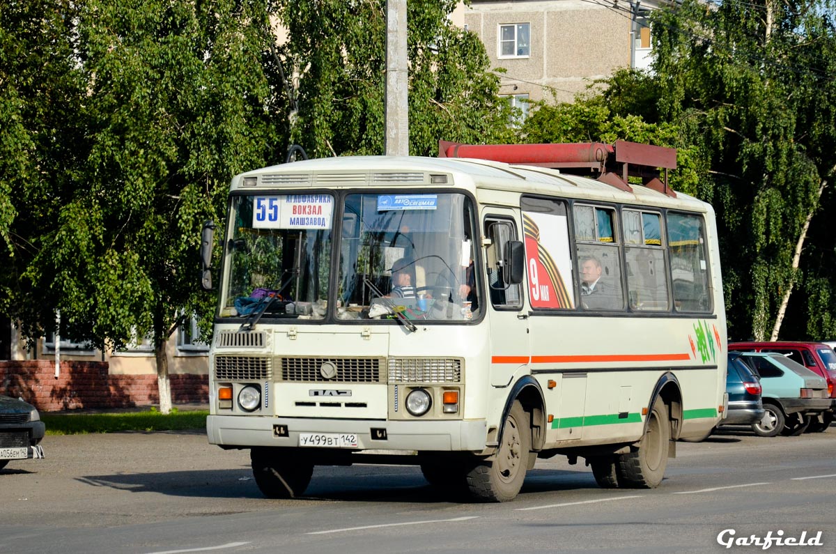 Кемеровская область - Кузбасс, ПАЗ-32054 № У 499 ВТ 142