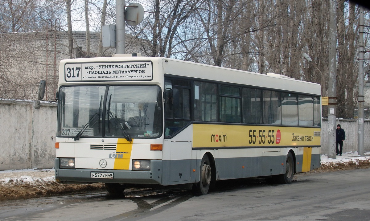 Lipetsk region, Mercedes-Benz O405 č. Н 572 УР 48
