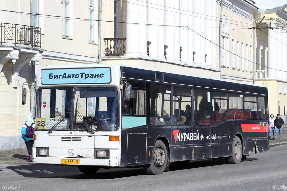 Владимирская область, Mercedes-Benz O405N2 № ВТ 958 33