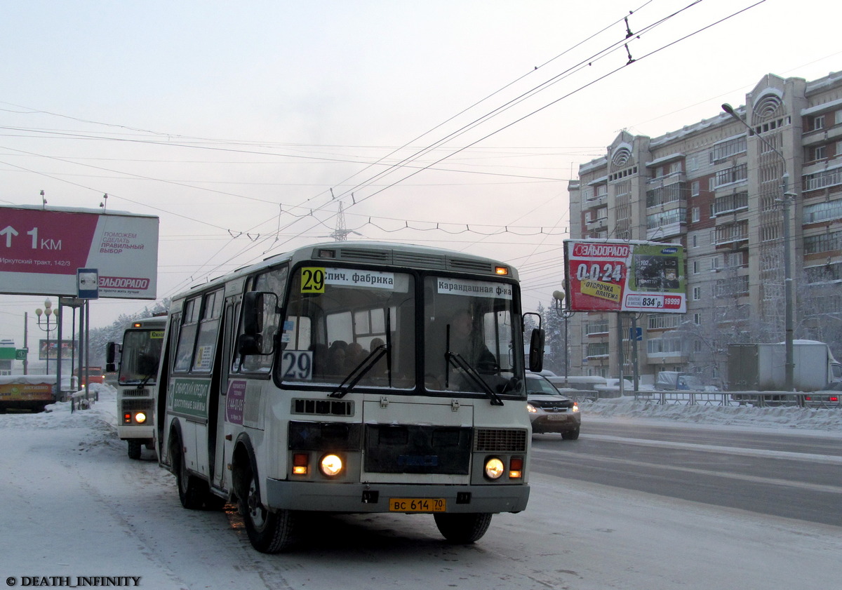 Томская область, ПАЗ-32054 № ВС 614 70