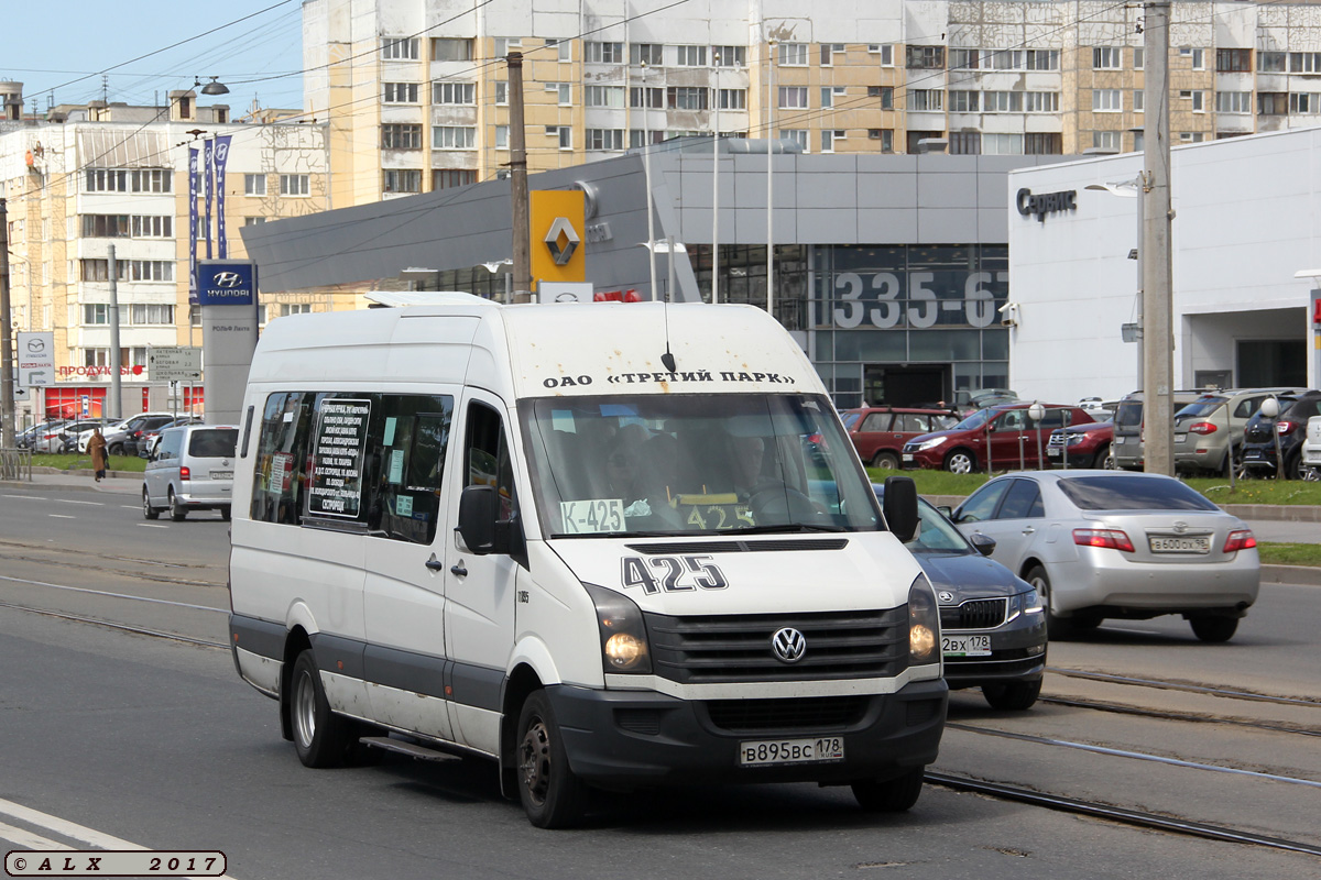 Санкт-Петербург, БТД-2219 (Volkswagen Crafter) № В 895 ВС 178