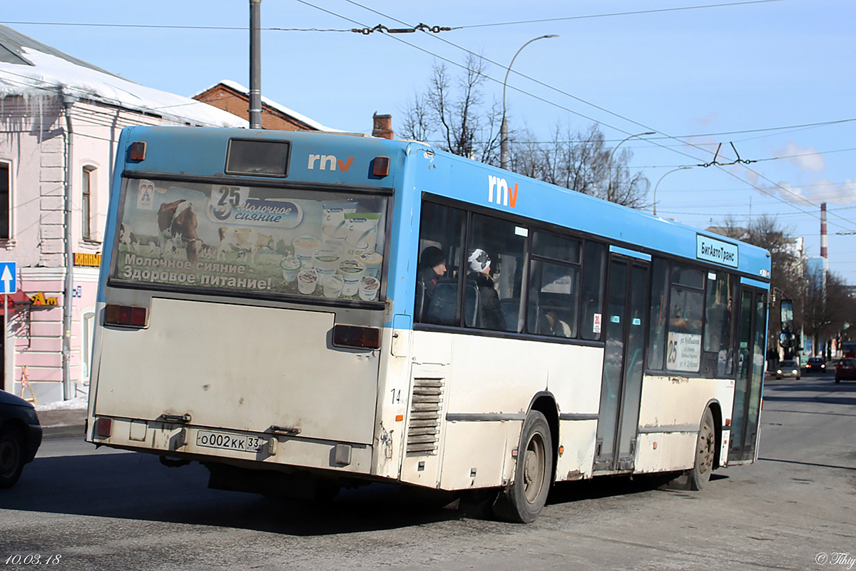 Владимирская область, Mercedes-Benz O405N2 № О 002 КК 33