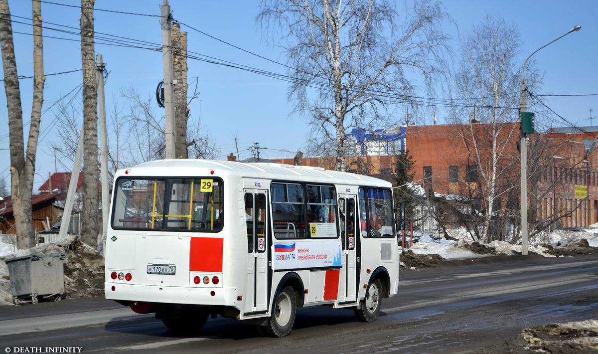 Томская область, ПАЗ-32054 № К 170 ХА 70