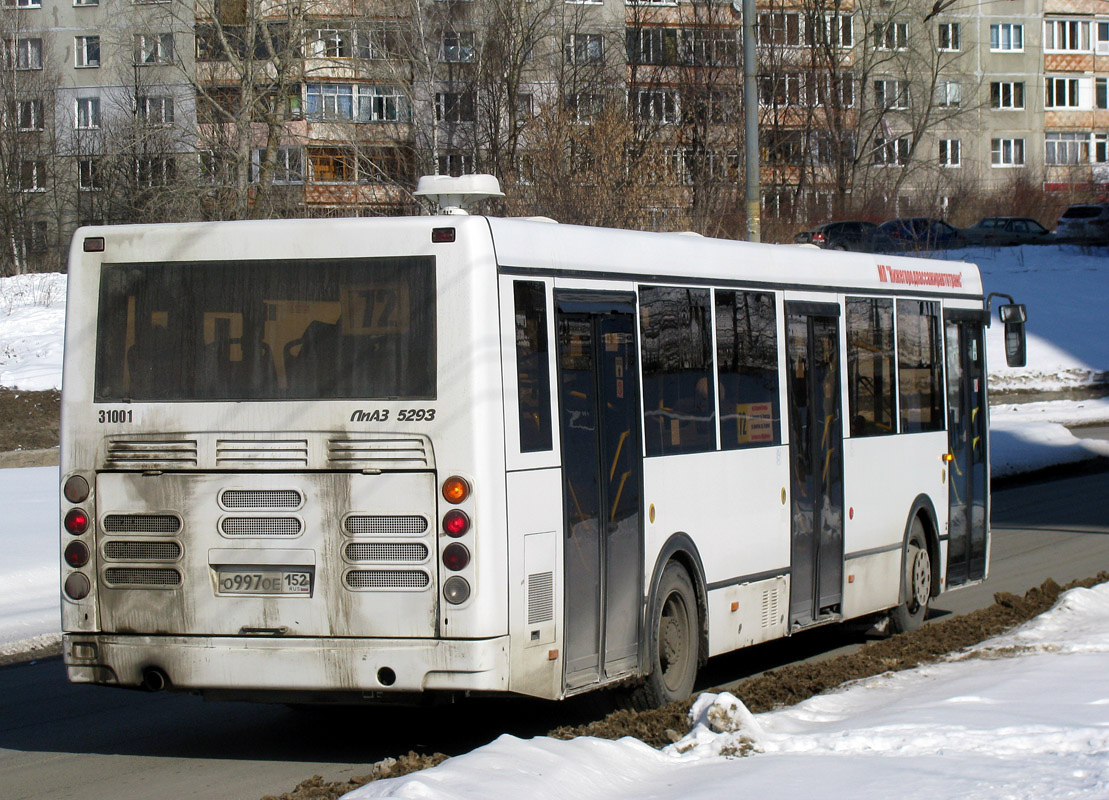 Нижегородская область, ЛиАЗ-5293.60 № 31001