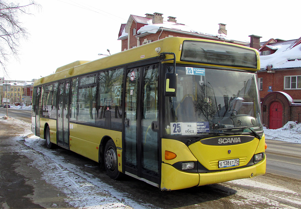 Вологодская область, Scania OmniLink I (Скания-Питер) № Е 138 ЕТ 35