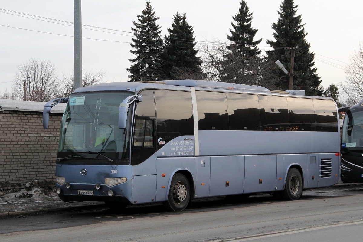 Новгородская область, Higer KLQ6129Q № 100