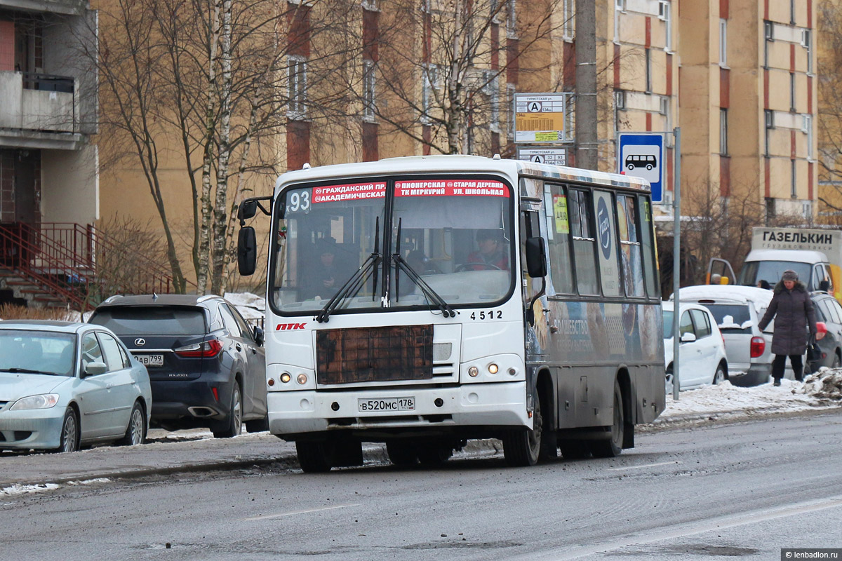 Санкт-Петербург, ПАЗ-320402-05 № n512