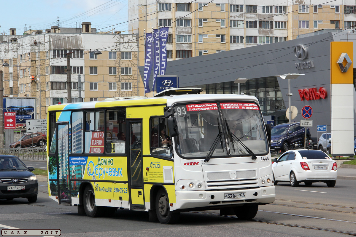 Санкт-Петербург, ПАЗ-320402-05 № n448