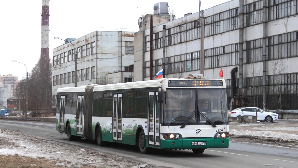 Sankt Peterburgas, LiAZ-6213.20 Nr. 2124