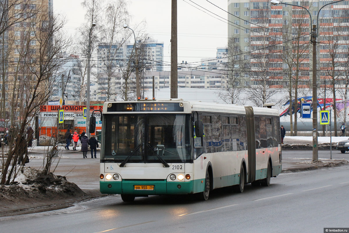 Санкт-Петербург, ЛиАЗ-6213.20 № 2102