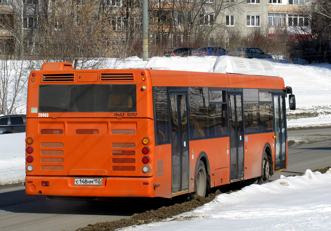 Нижегородская область, ЛиАЗ-5292.67 (CNG) № 20403