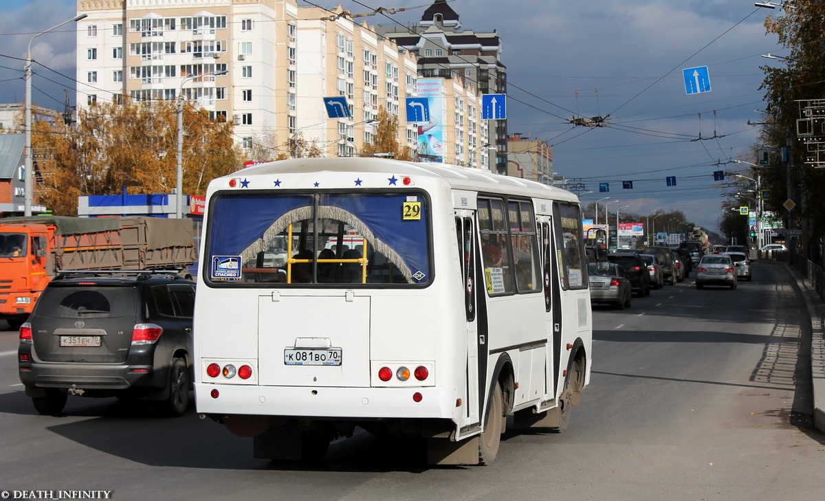 Томская область, ПАЗ-32054 № К 081 ВО 70