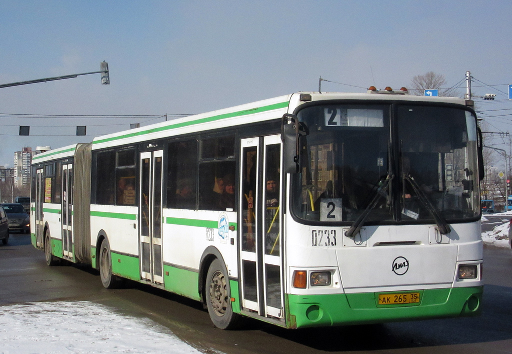 Вологодская область, ЛиАЗ-6212.00 № 0233