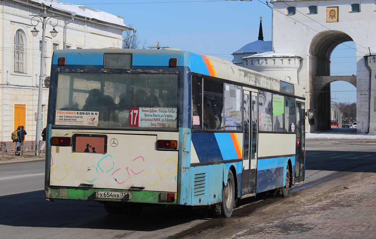 Владимирская область, Mercedes-Benz O405 № Х 654 НА 33