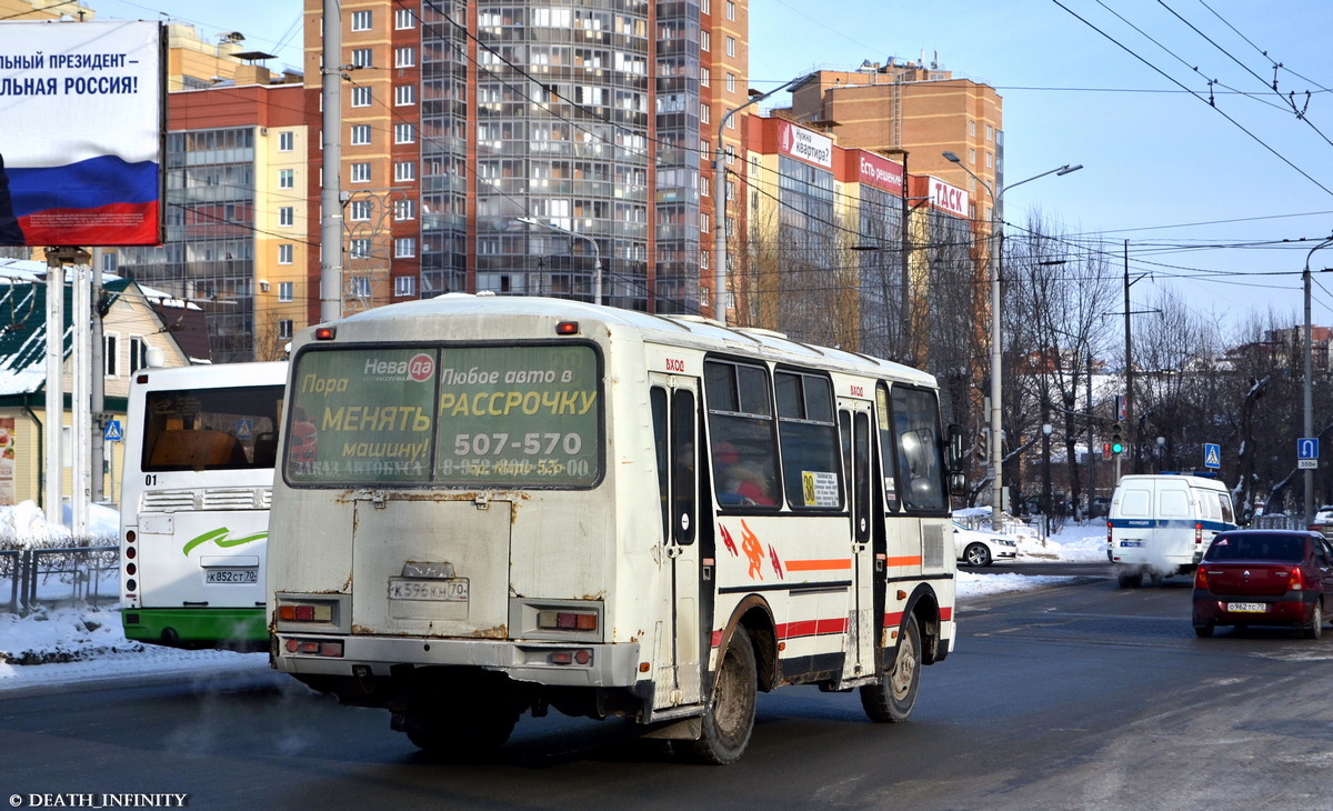 Томская область, ПАЗ-32054 № К 596 КН 70