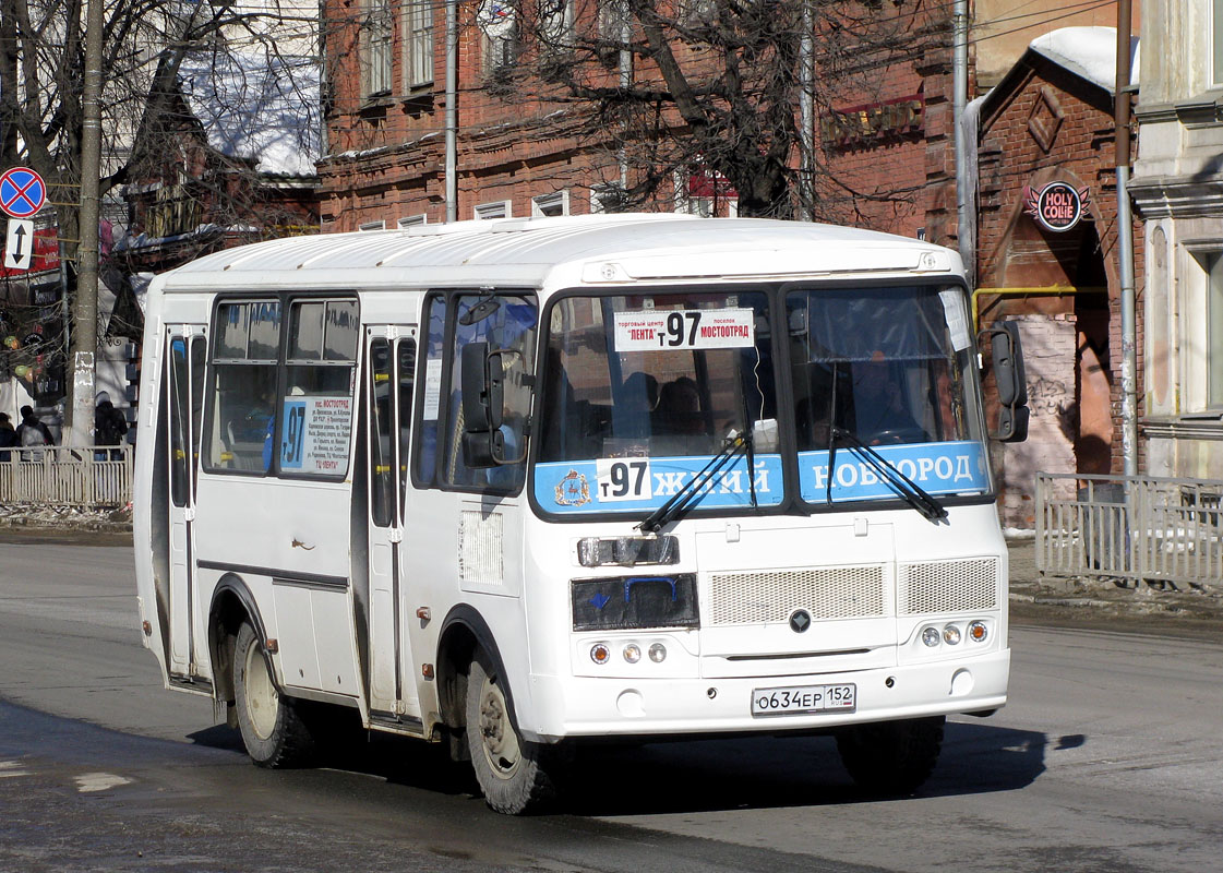 Нижегородская область, ПАЗ-32054 № О 634 ЕР 152