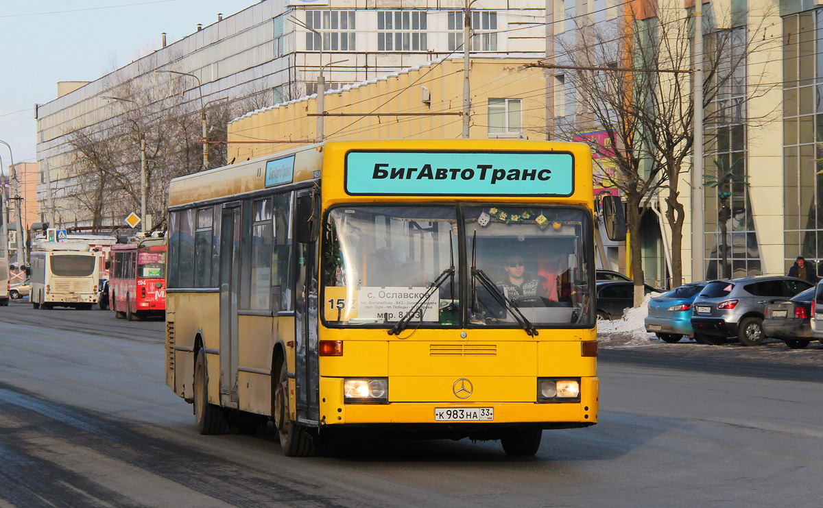 Владимирская область, Mercedes-Benz O405N2 № К 983 НА 33