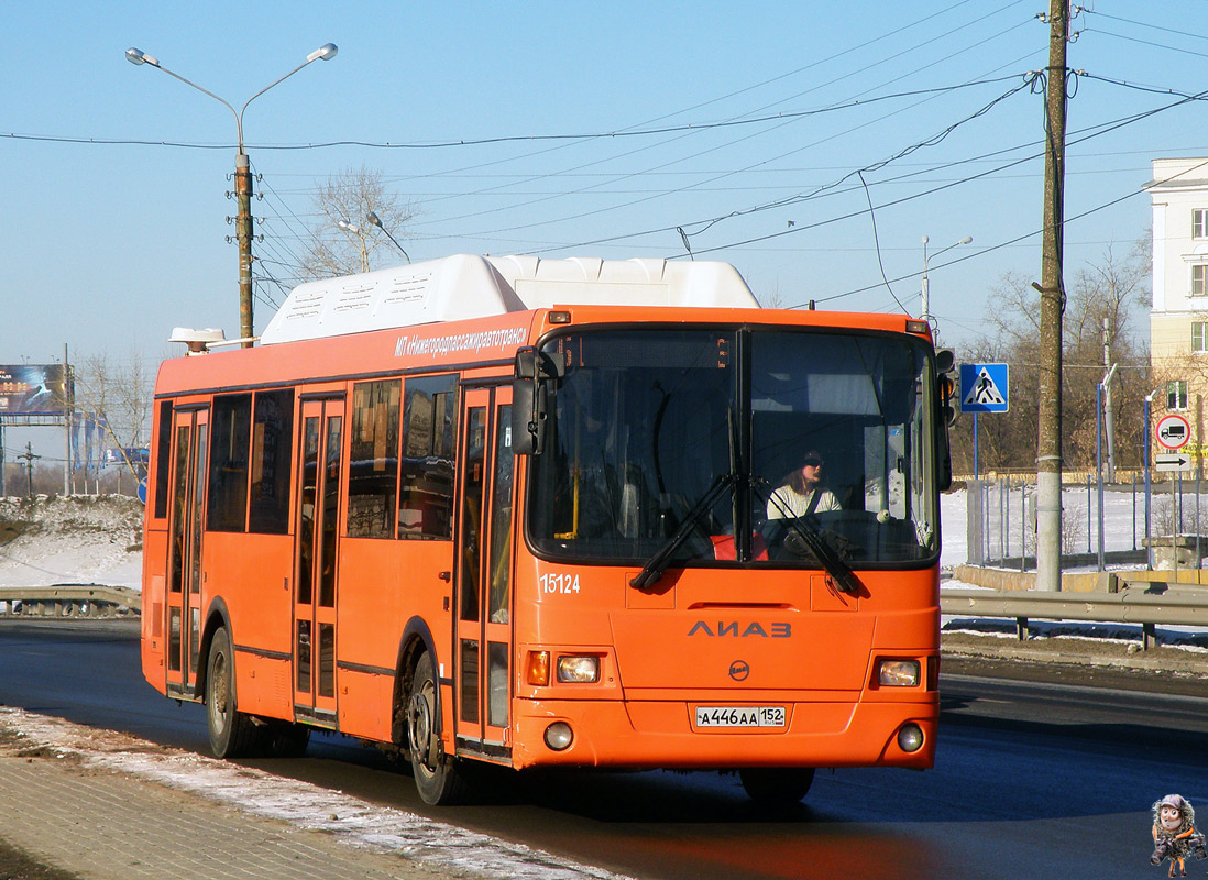 Nizhegorodskaya region, LiAZ-5256.57 Nr. 15124