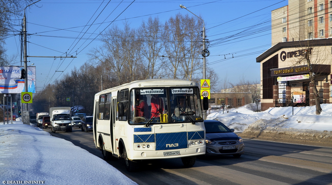 Томская область, ПАЗ-32054 № Р 953 НМ 124