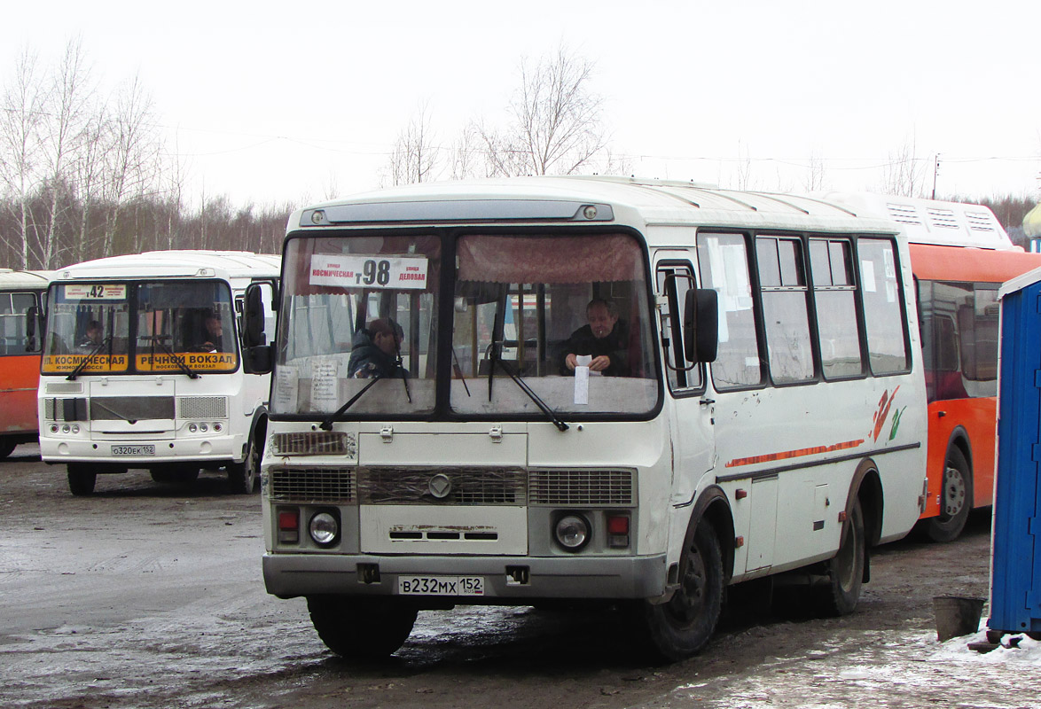 Нижегородская область, ПАЗ-32054 № В 232 МХ 152