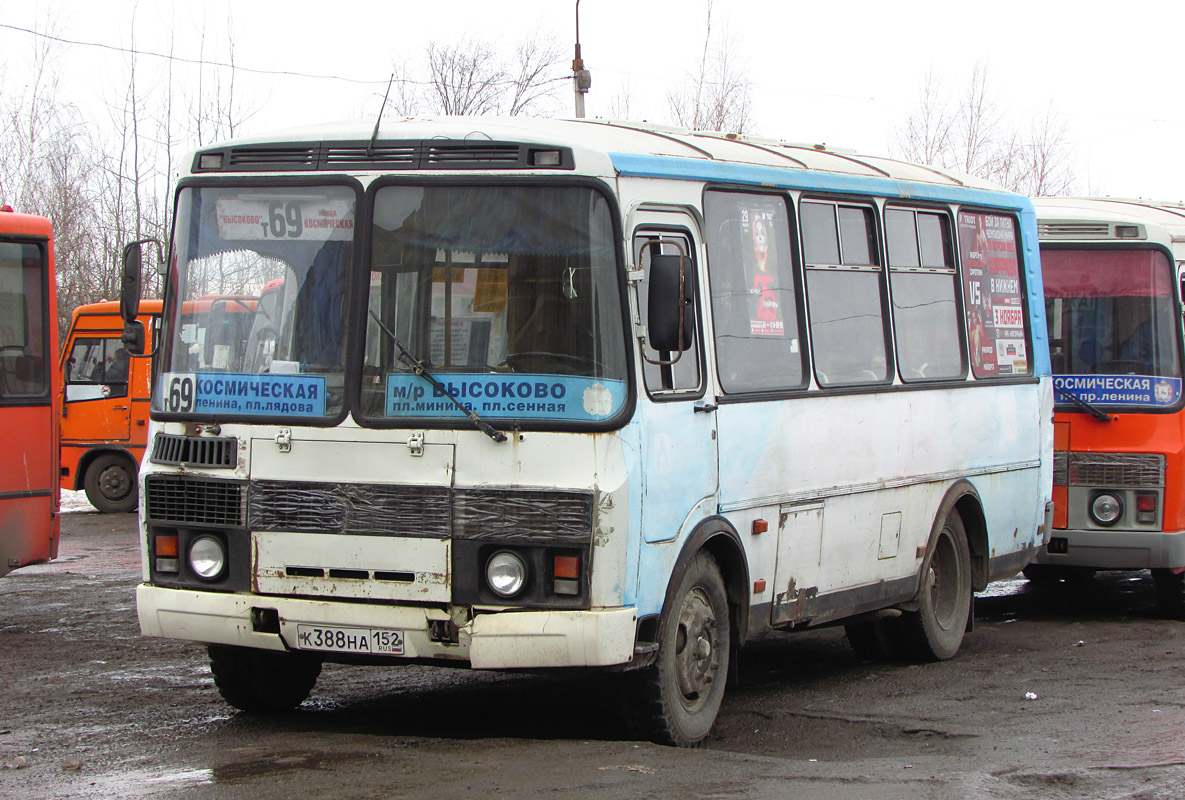 Нижегородская область, ПАЗ-32054 № К 388 НА 152