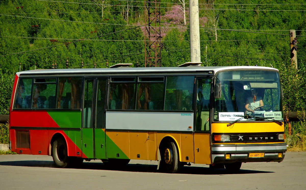 Пермский край, Setra S215UL № АУ 681 59