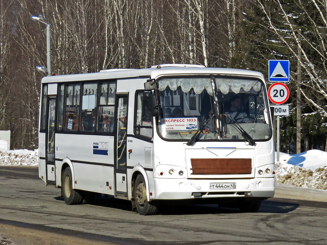 Кировская область, ПАЗ-320412-05 № Т 444 ОН 43