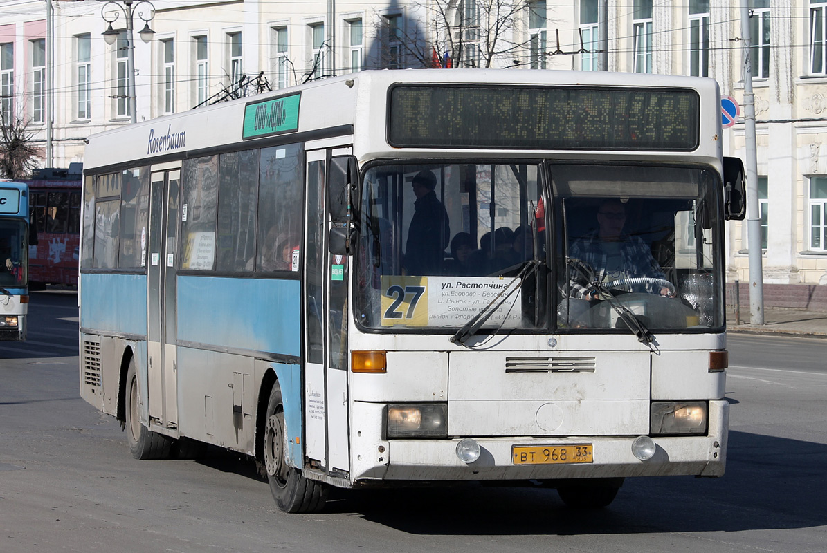 Владимирская область, Mercedes-Benz O405 № ВТ 968 33