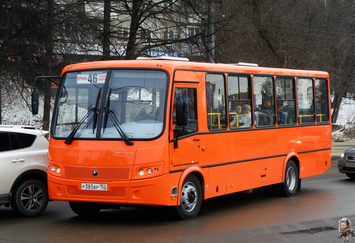 Obwód niżnonowogrodzki, PAZ-320414-05 "Vektor" (1-2) Nr Р 385 ВР 152