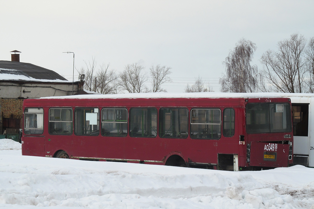 Penzai terület, LiAZ-5256.40 sz.: 578