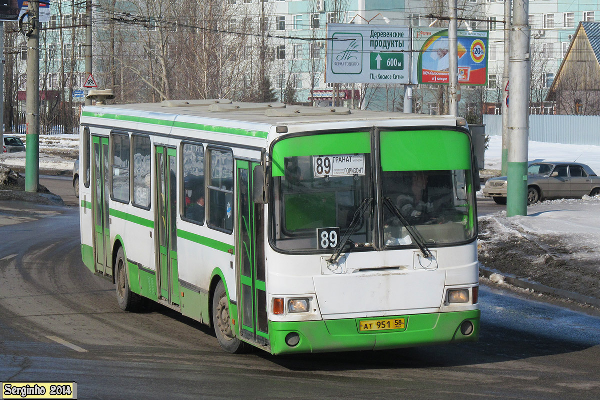 Пензенская область, ЛиАЗ-5256.45 № АТ 951 58