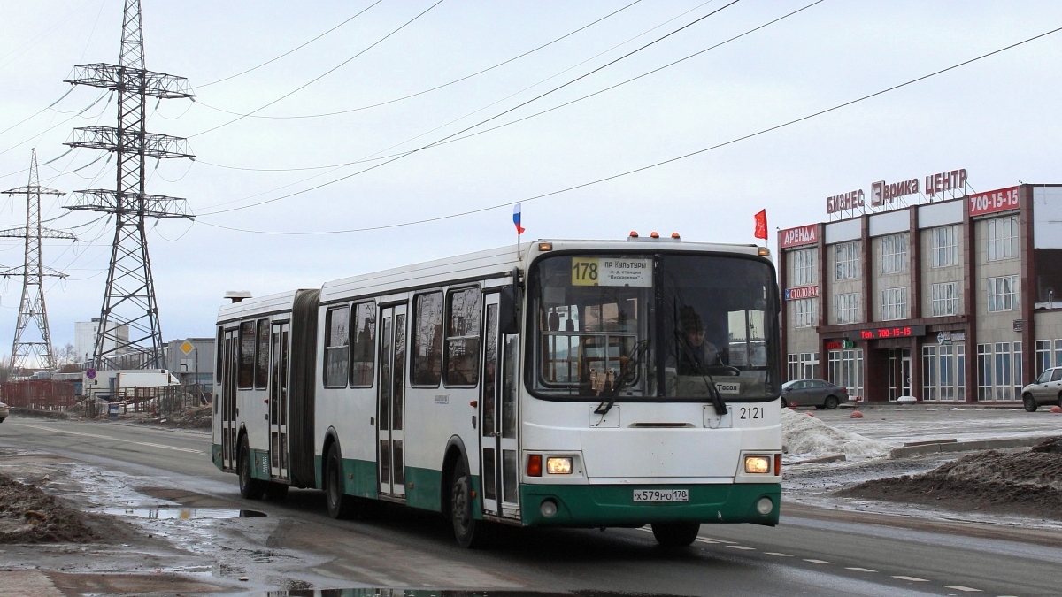 Санкт-Петербург, ЛиАЗ-6212.00 № 2121