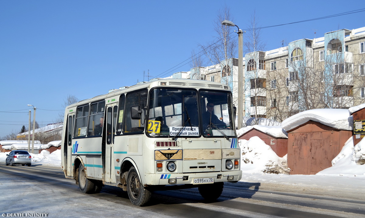 Томская область, ПАЗ-32054 № О 595 КХ 70