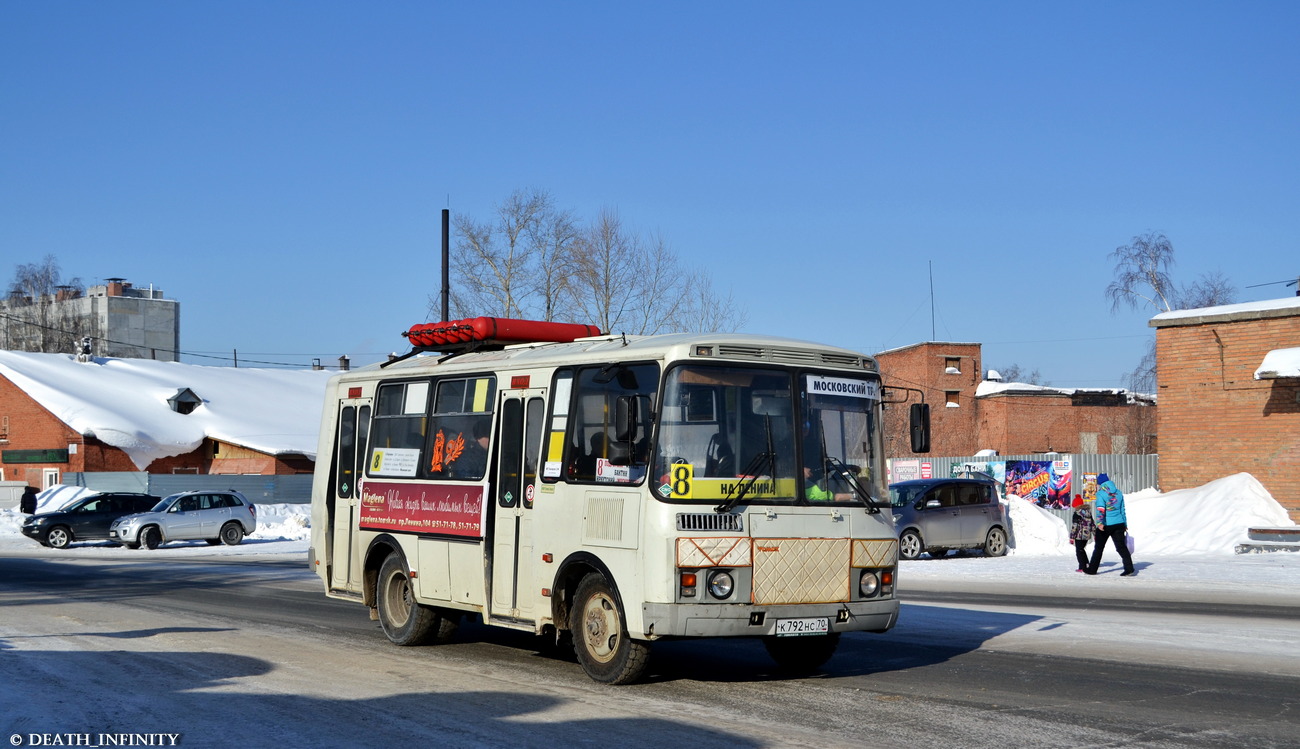 Томская область, ПАЗ-32054 № К 792 НС 70