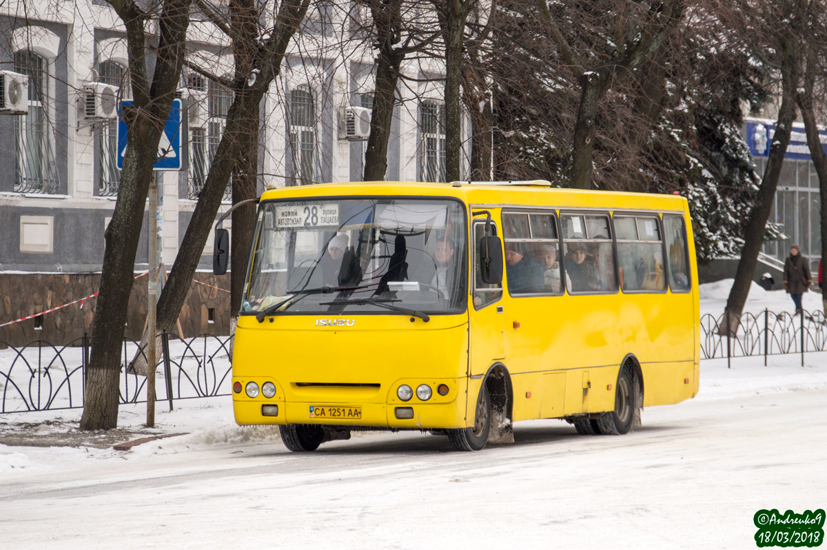 Черкасская область, Богдан А09202 (ЛуАЗ) № CA 1251 AA