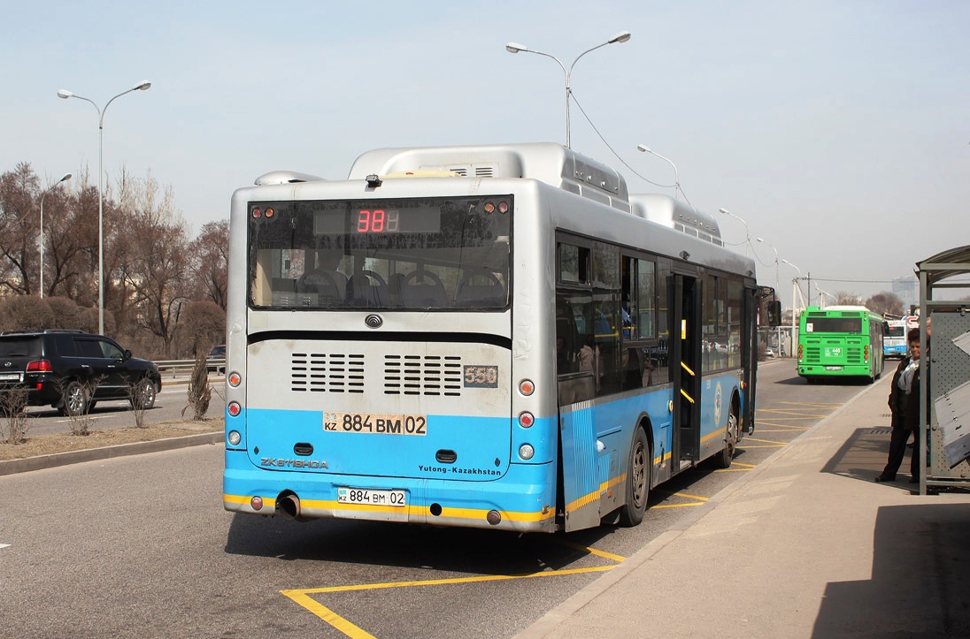 Алматы, Yutong ZK6118HGA № 550