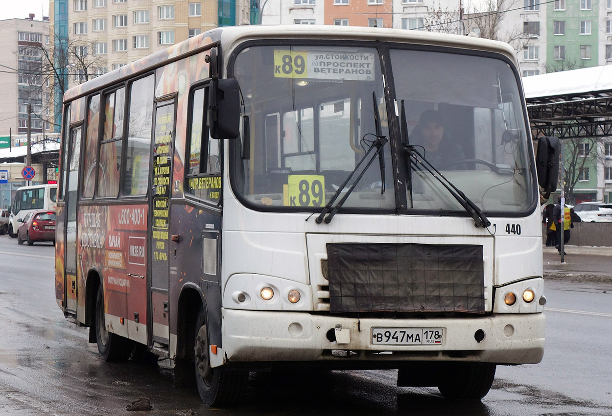 Санкт-Петербург, ПАЗ-320402-05 № 440