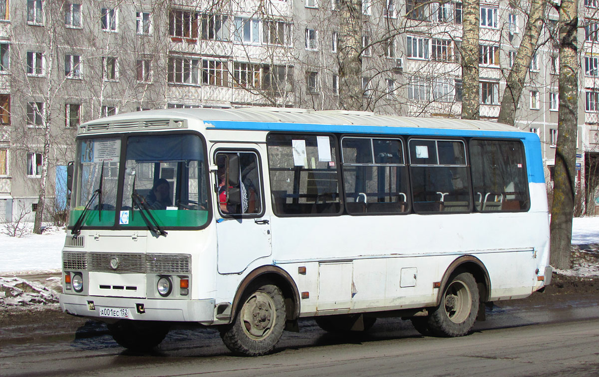 Нижегородская область, ПАЗ-32054 № А 001 ЕС 152