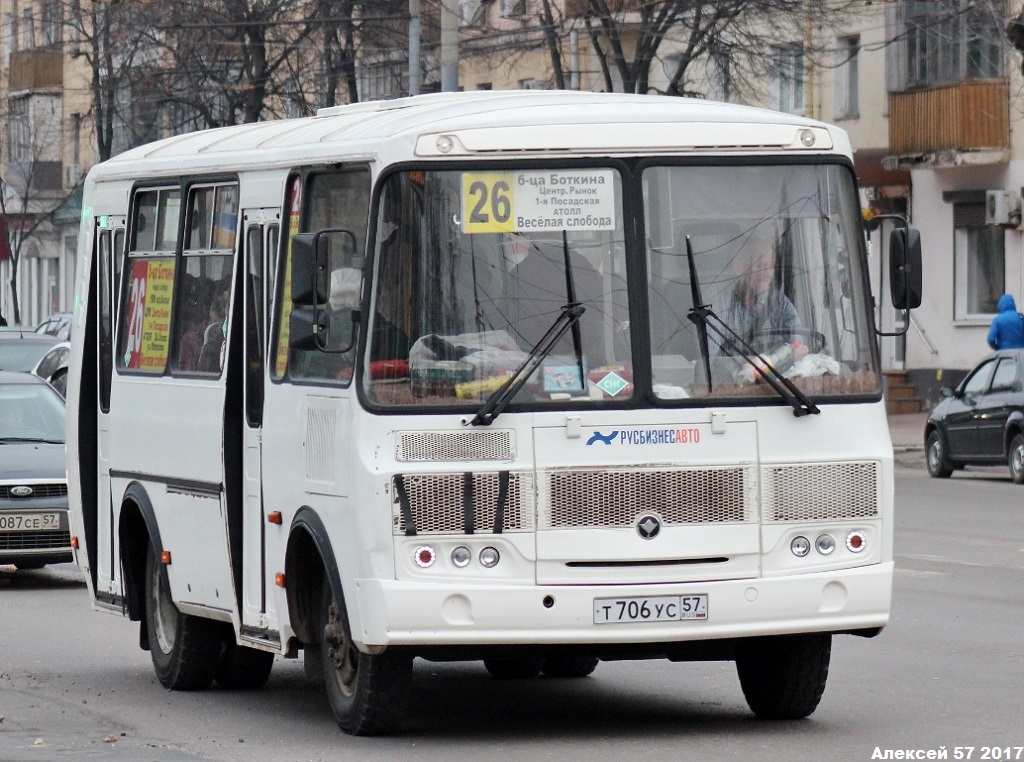 Oryol region, PAZ-32054 # Т 706 УС 57