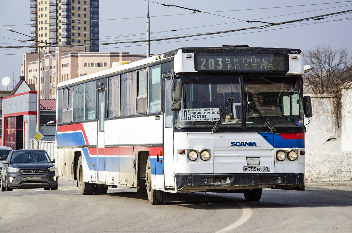 Rostov region, Scania CK113CLB № Е 755 МТ 61