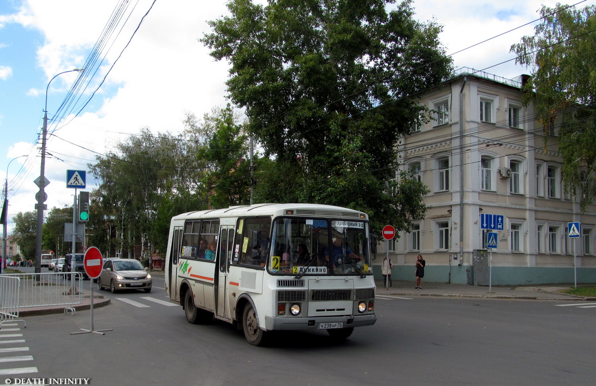 Томская область, ПАЗ-32054 № К 238 НР 70